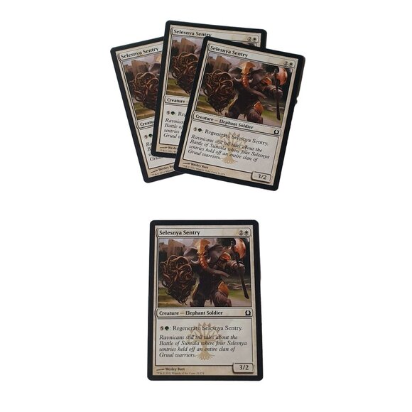 Magic The Gathering Selesnya Sentry Creature Elephant Soldier 21/274 Wizards - Picture 1 of 3